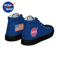Chaussure nasa femme en toile bleue