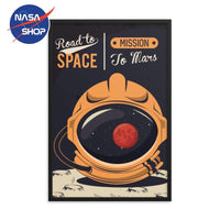Collection de tableaux et de peintures murales de la NASA et de l'espace