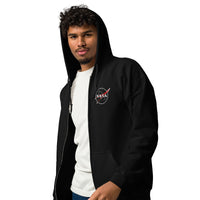Sweat NASA Noir Meatball avec Zip