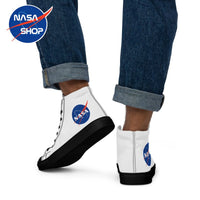 Basket NASA homme Blanche avec le logo meatball - Taille 37 à 48