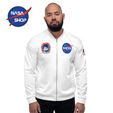 Blouson NASA Blanc Meatball ∣ NASA SHOP FRANCE®
