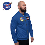 Bomber NASA Meatball bleu vif ∣ NASA SHOP FRANCE®