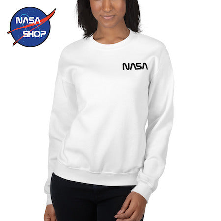 Sweat NASA Femme Blanc