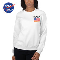 Nasa - Sweat Femme Drapeau USA
