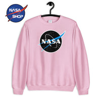 NASA - Sweat Femme Rose Logo Noir ∣ NASA SHOP FRANCE®