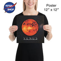 Poster planète Vénus en 12 x 12 pouces ∣ NASA SHOP FRANCE®