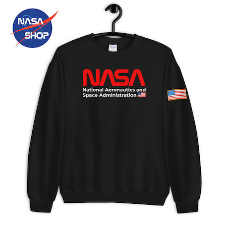▷ Pull NASA Femme Noir 🌐