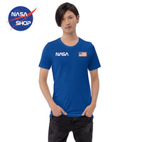 T Shirt NASA Homme Bleu ∣ NASA SHOP FRANCE®