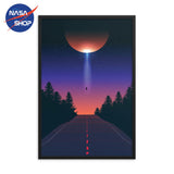 Tableau espace vintage monde parallele - 24x36 ∣ NASA SHOP FRANCE®