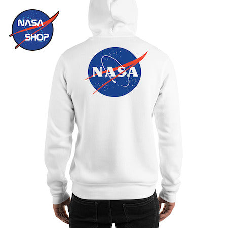 Sweat à Capuche, Sweat-shirt Ou T-shirt Manches Longues NASA Logo Worm - Noir - Tailles S-5XL