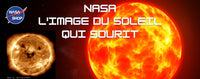 Image impressionnante de la NASA du soleil souriant 