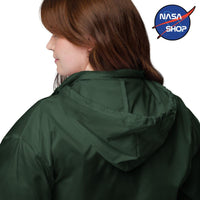 Coupe vent NASA avec la capuche, 2 poches et fermeture centrale