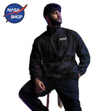 Coupe vent noir NASA pour homme