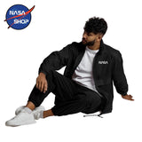 Coupe vent NASA noir avec coupe classique