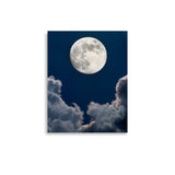 Poster de la lune dans les nuages