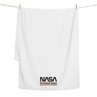 Serviette de plage NASA Blanche - 100 x 210 cm de qualité supérieur