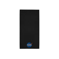 Serviette de plage NASA "Meatball" Noire disponible en 3 tailles : 70x140 100x210 et 50x100