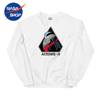 Sweat Artemis 2 blanc impression dtflex 50% coton 50% polyester