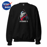Sweat NASA ARTEMIS 2 manche longue double avec impression dtflex