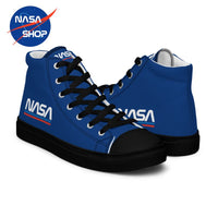 Sneakers NASA femme bleues en toile