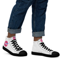 Basket NASA noire Meatball rose, pied droit