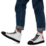 Basket NASA noire Meatball rose, pied gauche