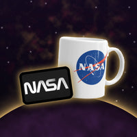 Coffret Petit Prix NASA : mug blanc au logo Meatball et patch brodé au logo Worm