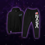Ensemble Équipage NASA : sweat à capuche Meatball brodé et jogging noir NASA