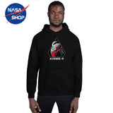 Hoodie BLANC avec le logo de la NASA ARTEMIS II