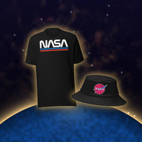 Pack Duo Été NASA : t-shirt noir logo Worm et bob Meatball