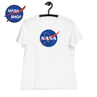 Achat T Shirt NASA Femme Blanc ∣ NASA SHOP FRANCE®