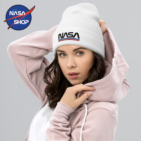 Acheter bonnet NASA Blanc ∣ NASA SHOP FRANCE®
