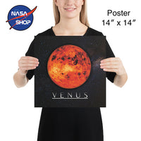 Affiche astronomie Vénus en 14 x 14 pouces ∣ NASA SHOP FRANCE®