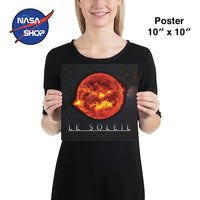 Affiche du soleil en 10 x 10 pouces ∣ NASA SHOP FRANCE®