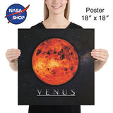 Affiche planète Vénus en 18 x 18 pouces ∣ NASA SHOP FRANCE®