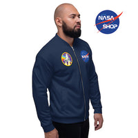 Blouson NASA Atlantis Bleu ∣ NASA SHOP FRANCE®