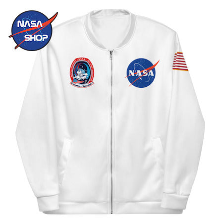 Blouson NASA Blanc Columbia ∣ NASA SHOP FRANCE®