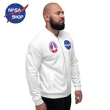 Bomber NASA Blanc Officiel ∣ NASA SHOP FRANCE®