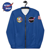 Bomber NASA pour Homme Bleu ∣ NASA SHOP FRANCE®