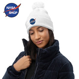 Bonnet NASA à pompon blanc ∣ NASA SHOP FRANCE®