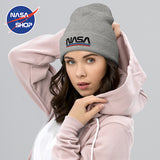 Bonnet avec la broderie de la NASA Gris ∣ NASA SHOP FRANCE®
