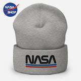 Bonnet Gris à l'effigie de la NASA ∣ NASA SHOP FRANCE®