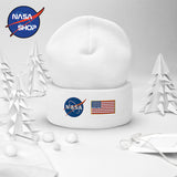 Bonnet NASA Blanc USA Meatball ∣ NASA SHOP FRANCE®