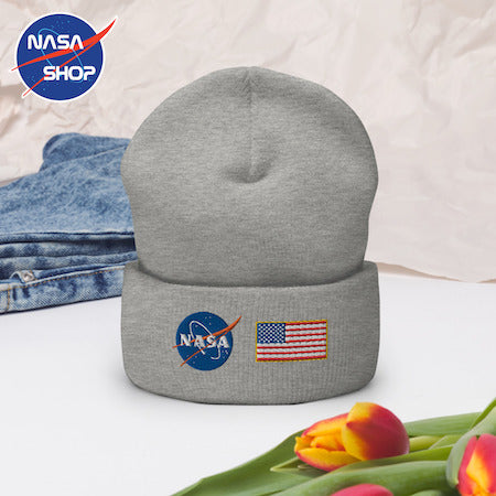 Bonnet NASA Gris avec l'insigne Meatball ∣ NASA SHOP FRANCE®