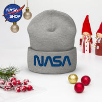 Bonnet NASA Gris Worm ∣ NASA SHOP FRANCE®