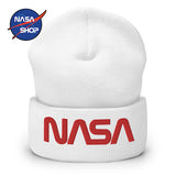 Bonnet NASA Worm Blanc Rouge ∣ NASA SHOP FRANCE®