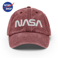 Casquette Baseball Vintage Rouge ∣ NASA SHOP FRANCE®