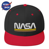 Casquette NASA Snapback Noir Rouge ∣ NASA SHOP FRANCE®