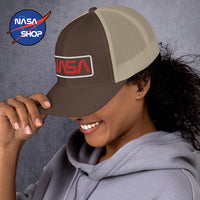Casquette NASA Trucker Femme Kaki ∣ NASA SHOP FRANCE®