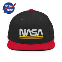 Casquette SNAPBACK Noir Rouge ∣ NASA SHOP FRANCE®